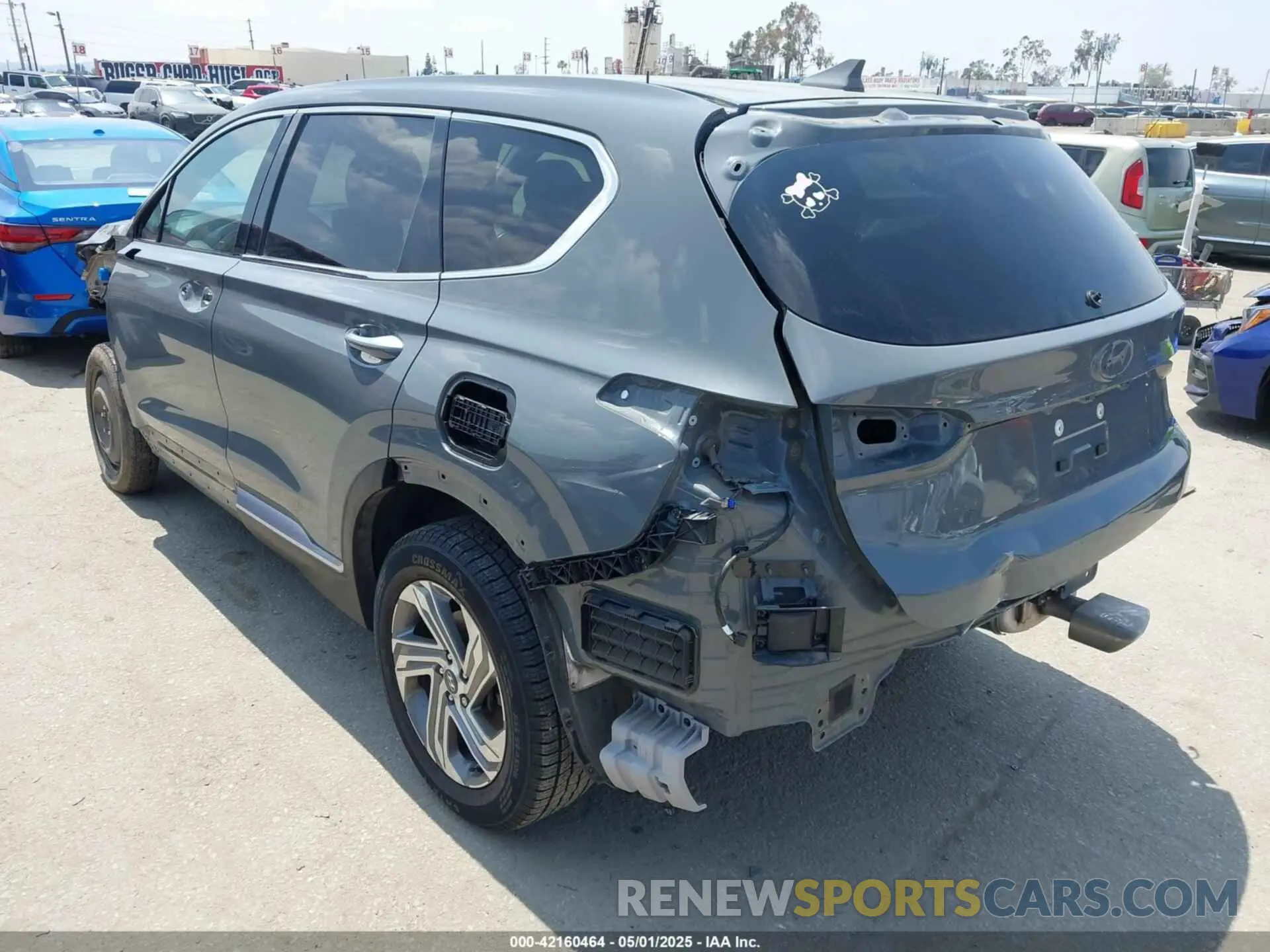3 fotografías del automóvil dañado 5NMS6DAJ2NH381668 HYUNDAI SANTA FE 2022