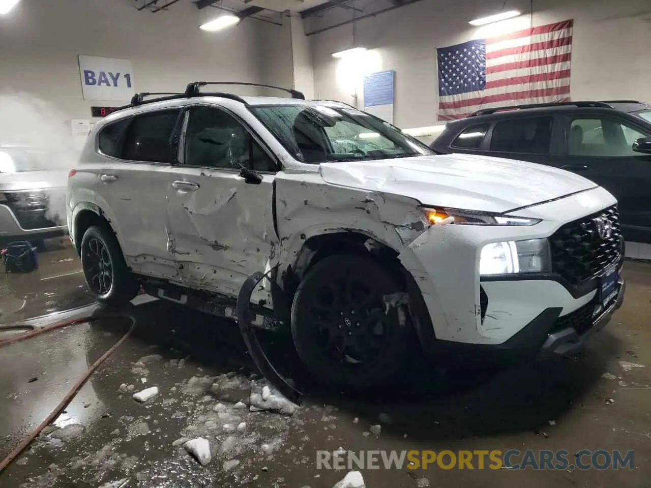 4 fotografías del automóvil dañado 5NMS6DAJ4NH404478 HYUNDAI SANTA FE 2022