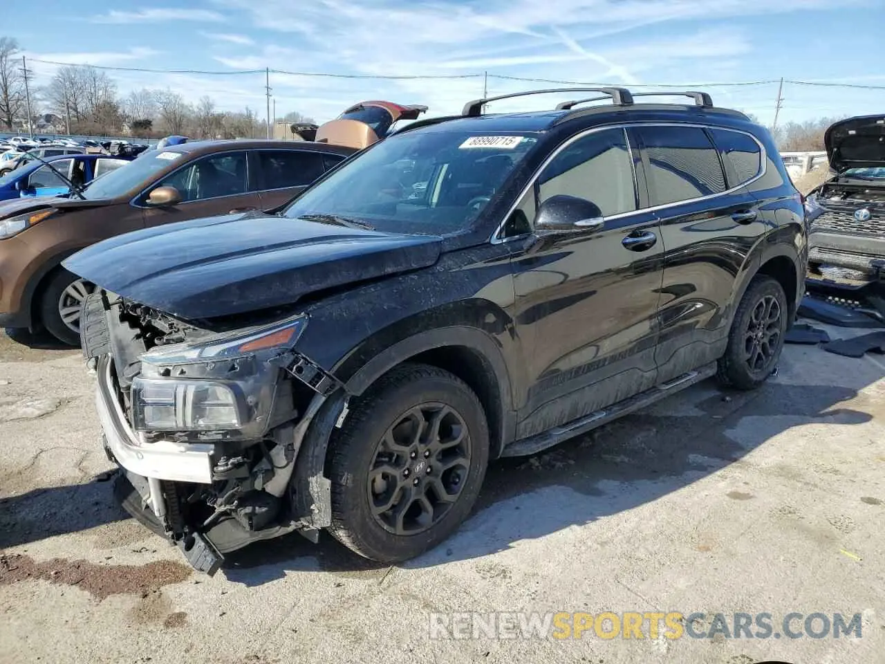 1 fotografías del automóvil dañado 5NMS6DAJ4NH455995 HYUNDAI SANTA FE 2022