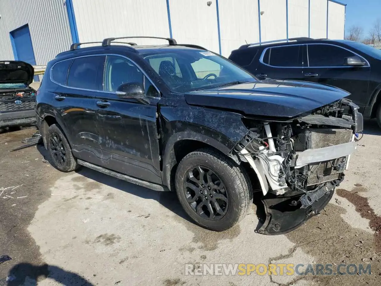 4 fotografías del automóvil dañado 5NMS6DAJ4NH455995 HYUNDAI SANTA FE 2022