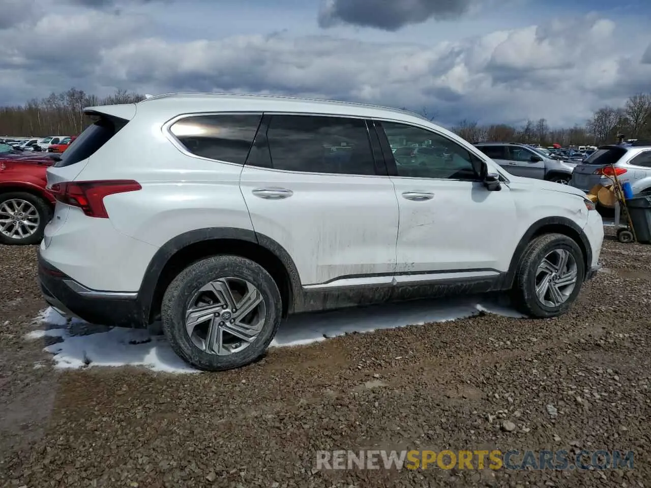 3 fotografías del automóvil dañado 5NMS6DAJ6NH411044 HYUNDAI SANTA FE 2022