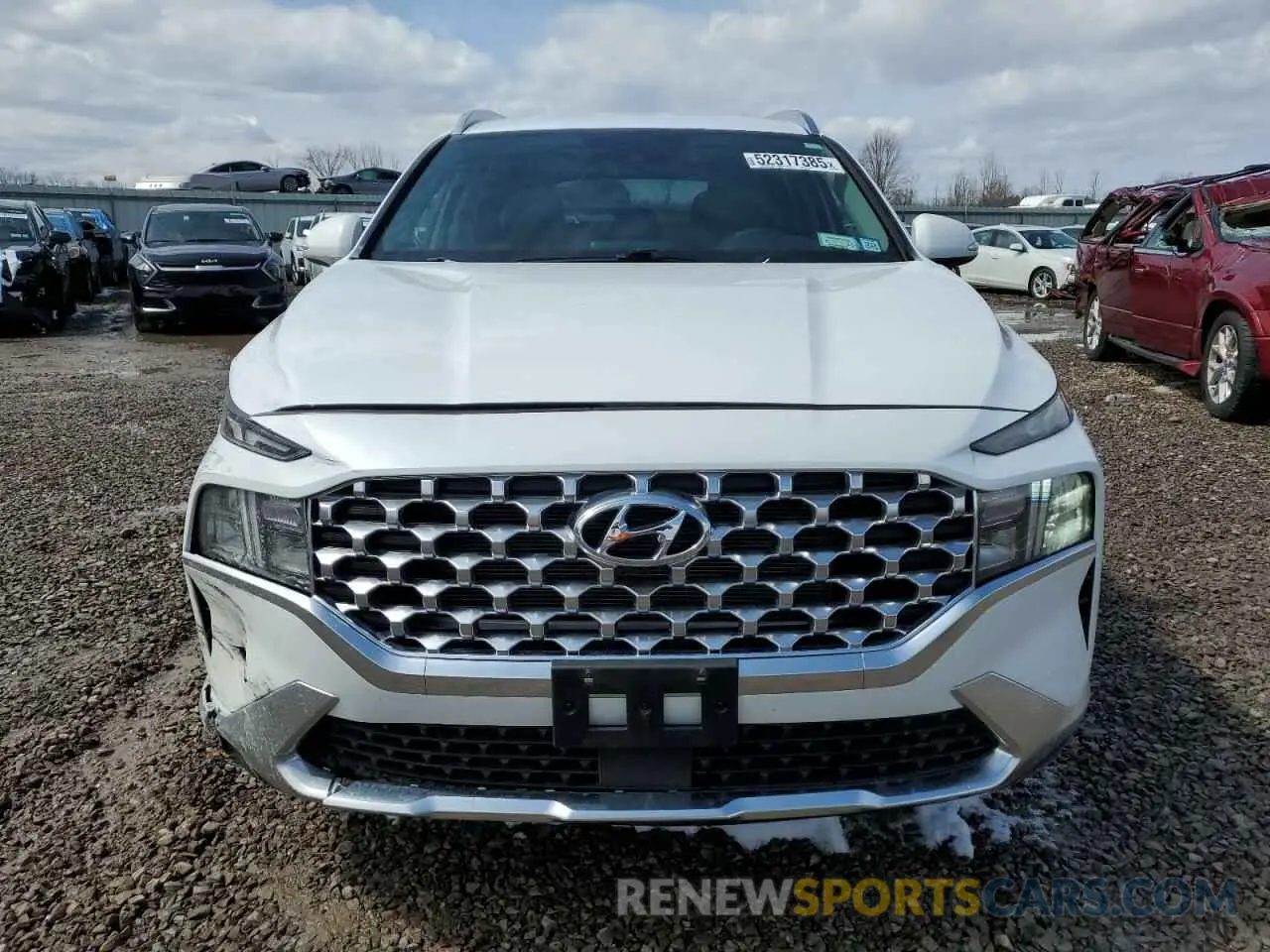 5 fotografías del automóvil dañado 5NMS6DAJ6NH411044 HYUNDAI SANTA FE 2022