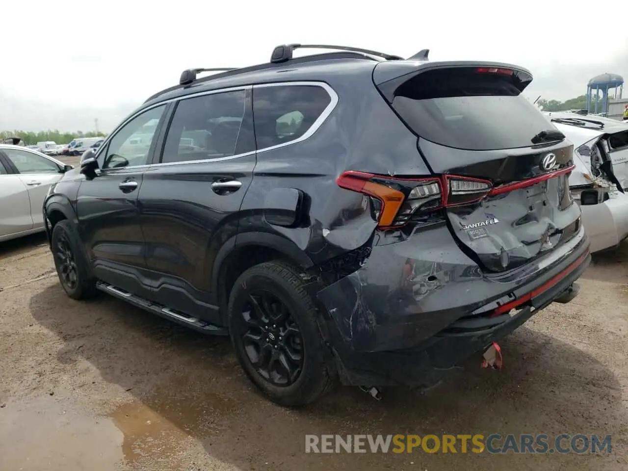 2 fotografías del automóvil dañado 5NMS6DAJ6NH440494 HYUNDAI SANTA FE 2022