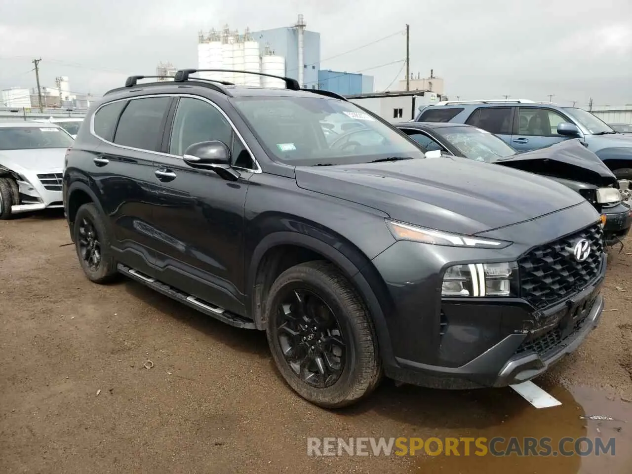 4 fotografías del automóvil dañado 5NMS6DAJ6NH440494 HYUNDAI SANTA FE 2022