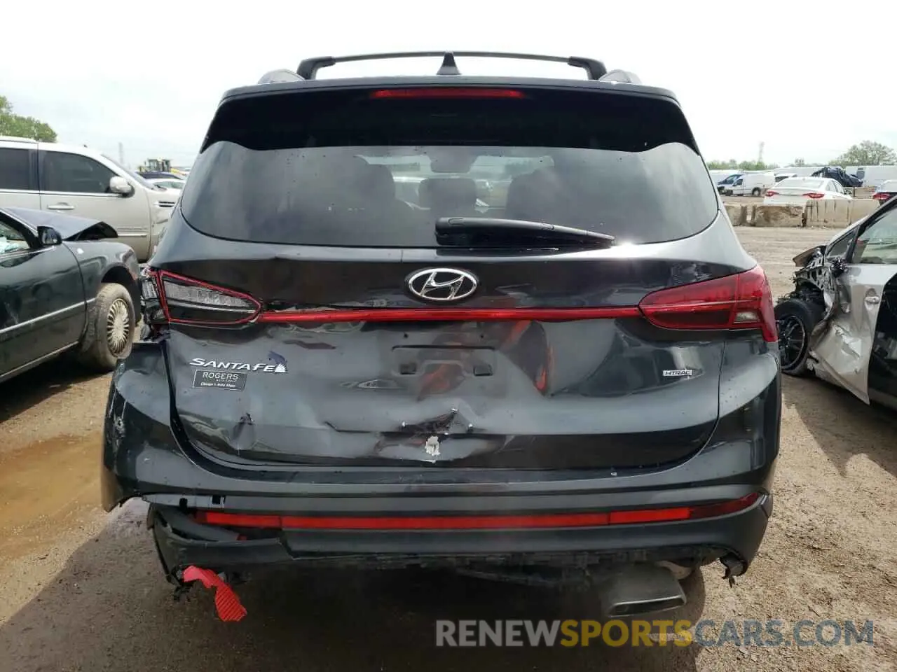 6 fotografías del automóvil dañado 5NMS6DAJ6NH440494 HYUNDAI SANTA FE 2022
