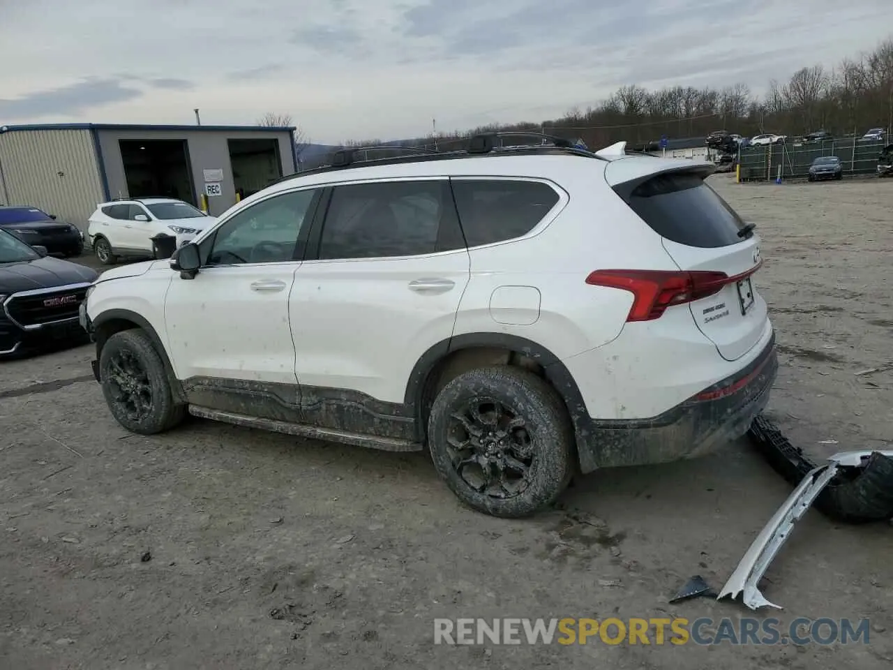 2 fotografías del automóvil dañado 5NMS6DAJ9NH385281 HYUNDAI SANTA FE 2022