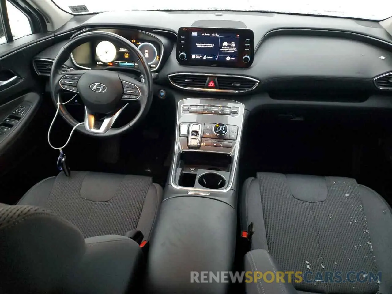 8 fotografías del automóvil dañado 5NMS6DAJXNH385872 HYUNDAI SANTA FE 2022