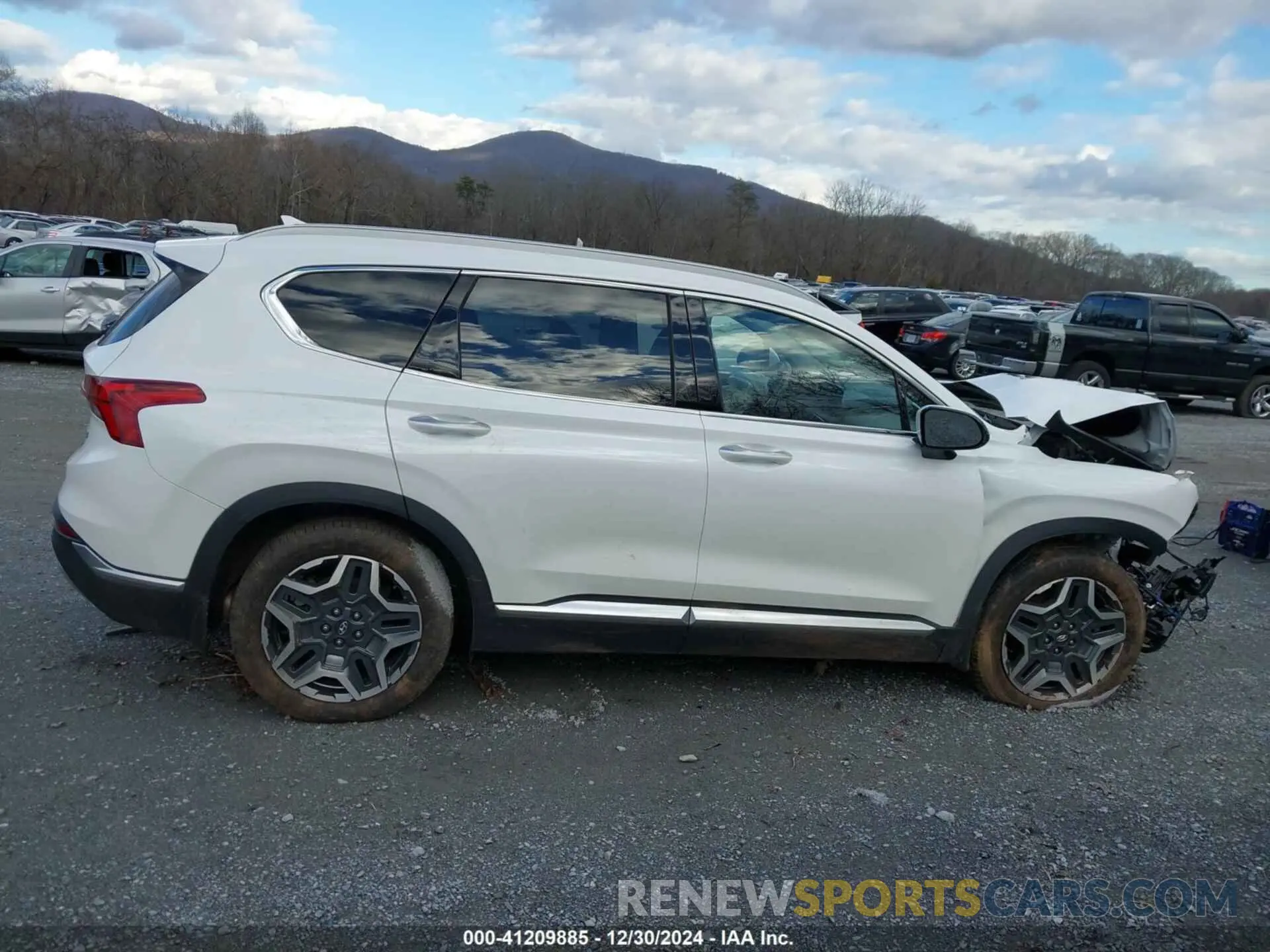 14 fotografías del automóvil dañado KM8S3DA12NU059478 HYUNDAI SANTA FE 2022