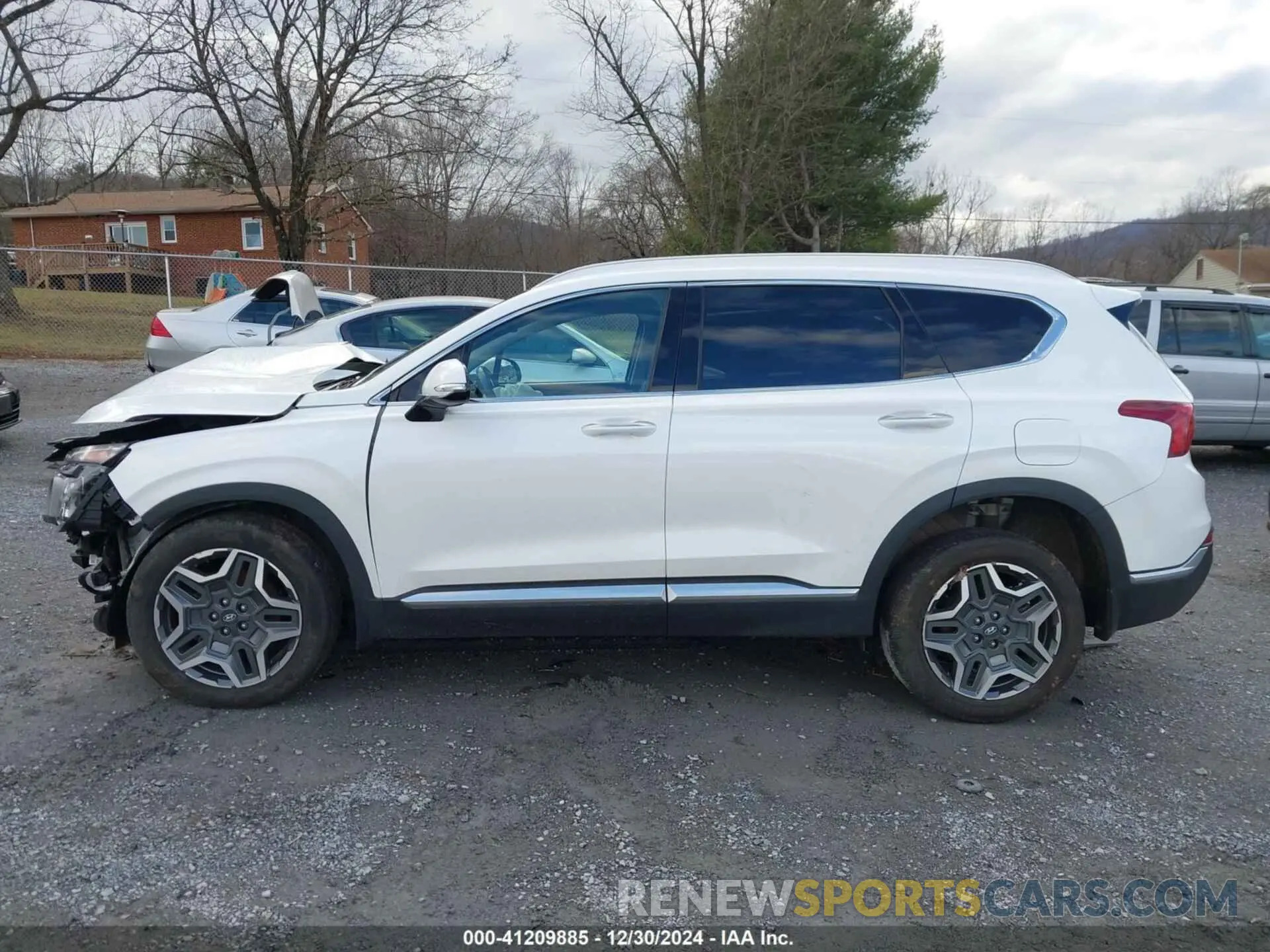 15 fotografías del automóvil dañado KM8S3DA12NU059478 HYUNDAI SANTA FE 2022