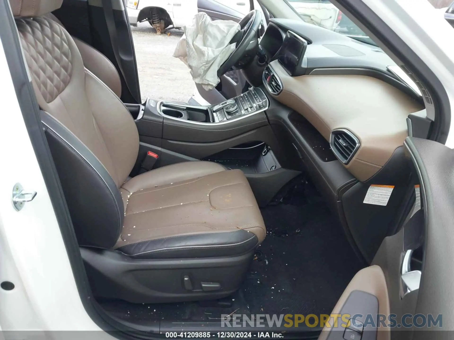 5 fotografías del automóvil dañado KM8S3DA12NU059478 HYUNDAI SANTA FE 2022