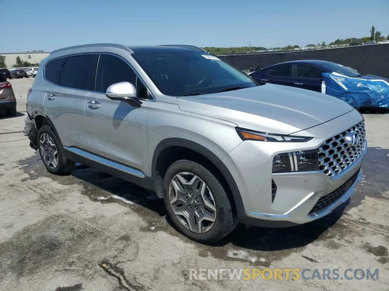 4 fotografías del automóvil dañado KM8S5DA16NU043598 HYUNDAI SANTA FE 2022