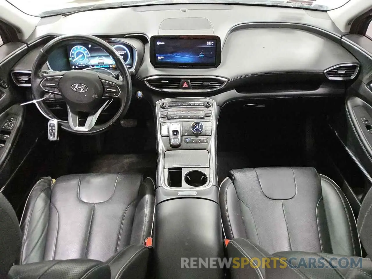 8 fotografías del automóvil dañado KM8S5DA18NU029900 HYUNDAI SANTA FE 2022