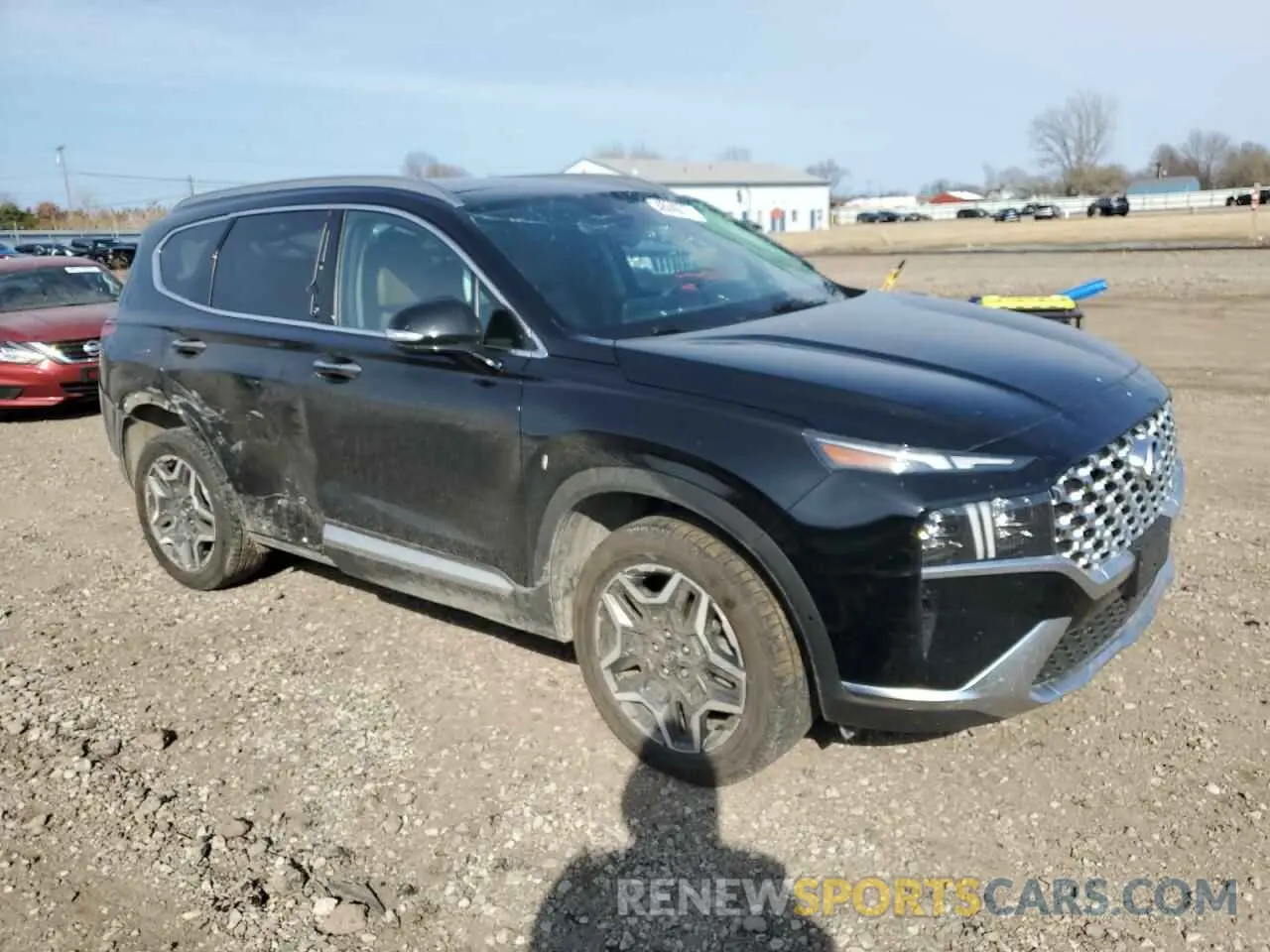 4 fotografías del automóvil dañado KM8S5DA18NU039892 HYUNDAI SANTA FE 2022