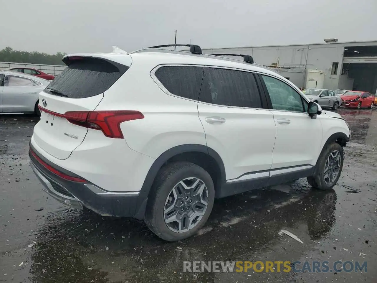 3 fotografías del automóvil dañado KM8S5DA19NU018579 HYUNDAI SANTA FE 2022