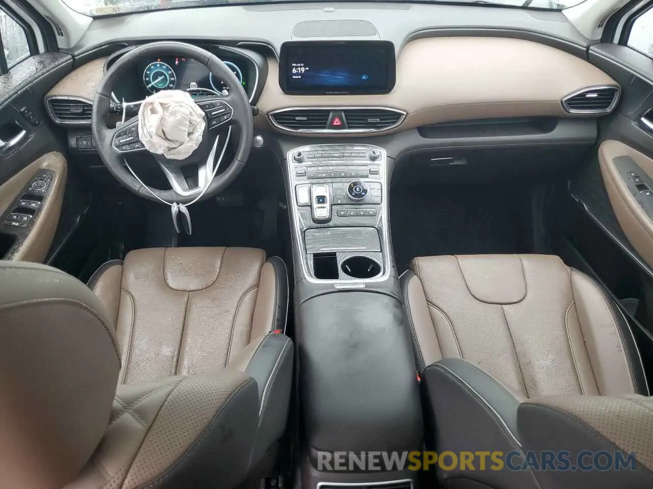 8 fotografías del automóvil dañado KM8S5DA19NU018579 HYUNDAI SANTA FE 2022