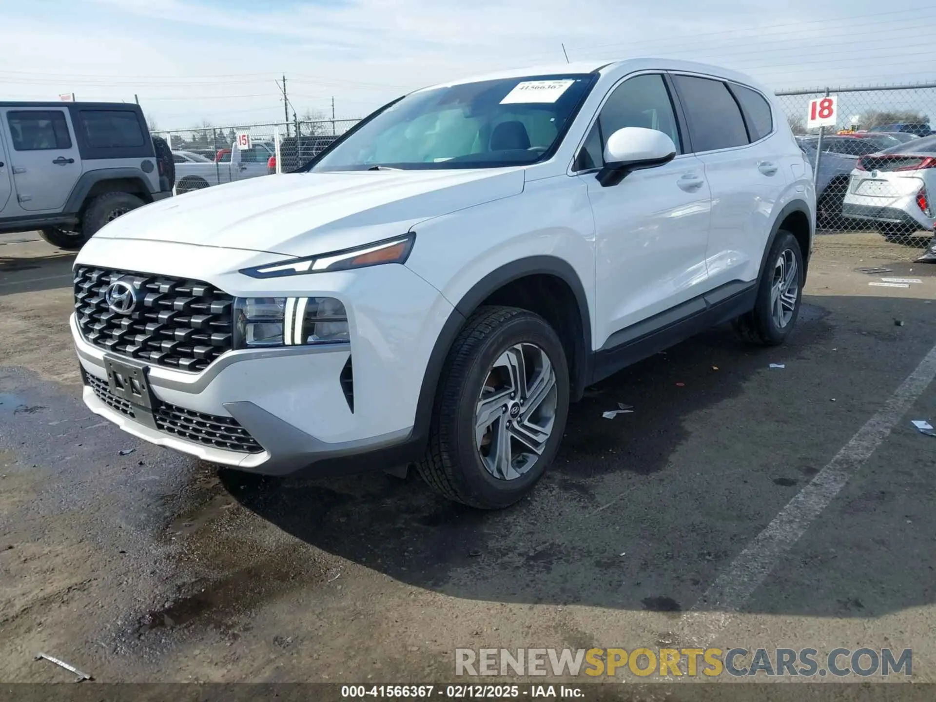2 fotografías del automóvil dañado 5NMS1DAJ1PH562651 HYUNDAI SANTA FE 2023