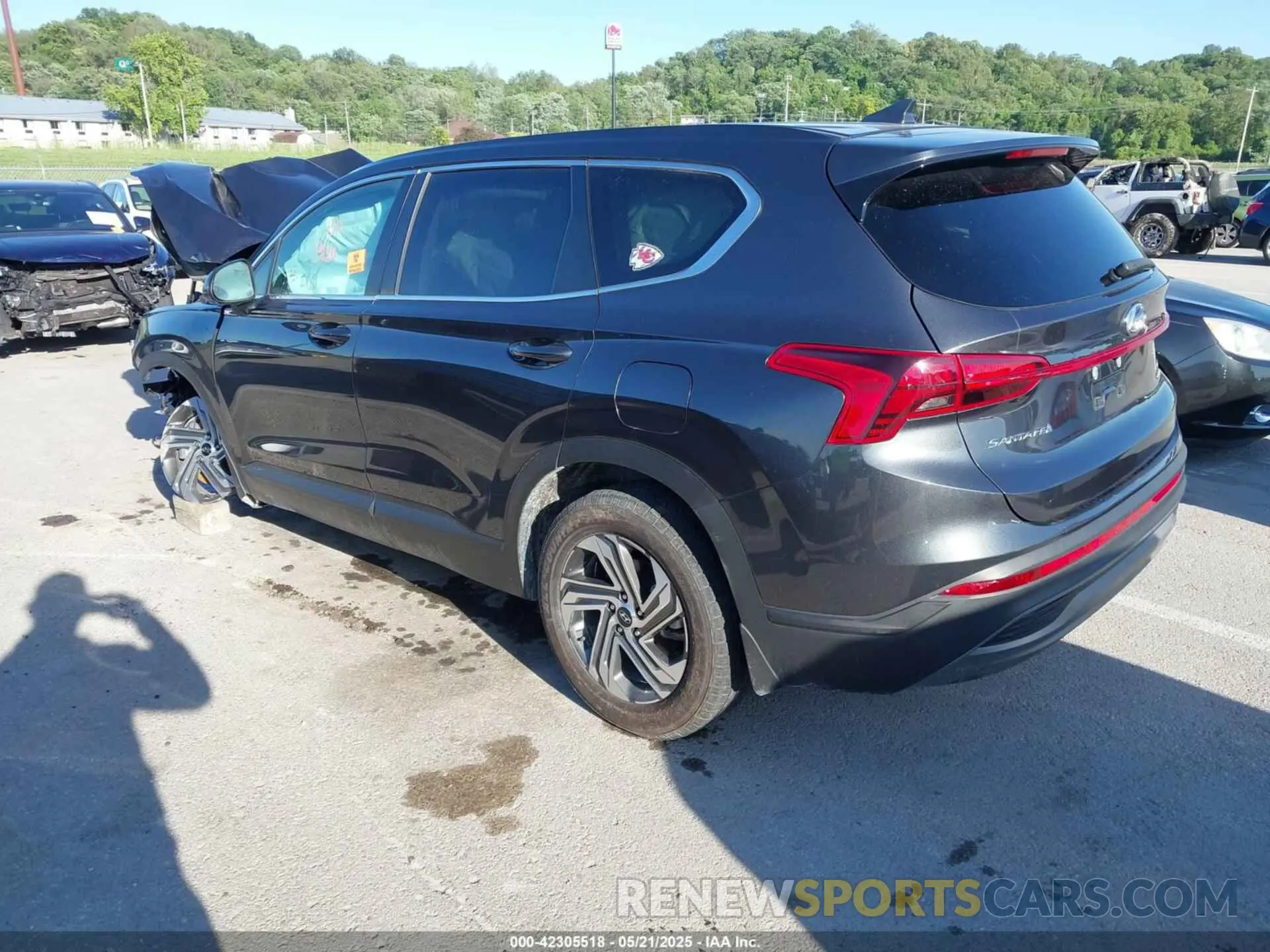 3 fotografías del automóvil dañado 5NMS1DAJ6PH518984 HYUNDAI SANTA FE 2023