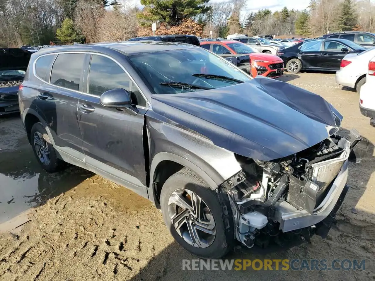 4 fotografías del automóvil dañado 5NMS1DAJ6PH562712 HYUNDAI SANTA FE 2023