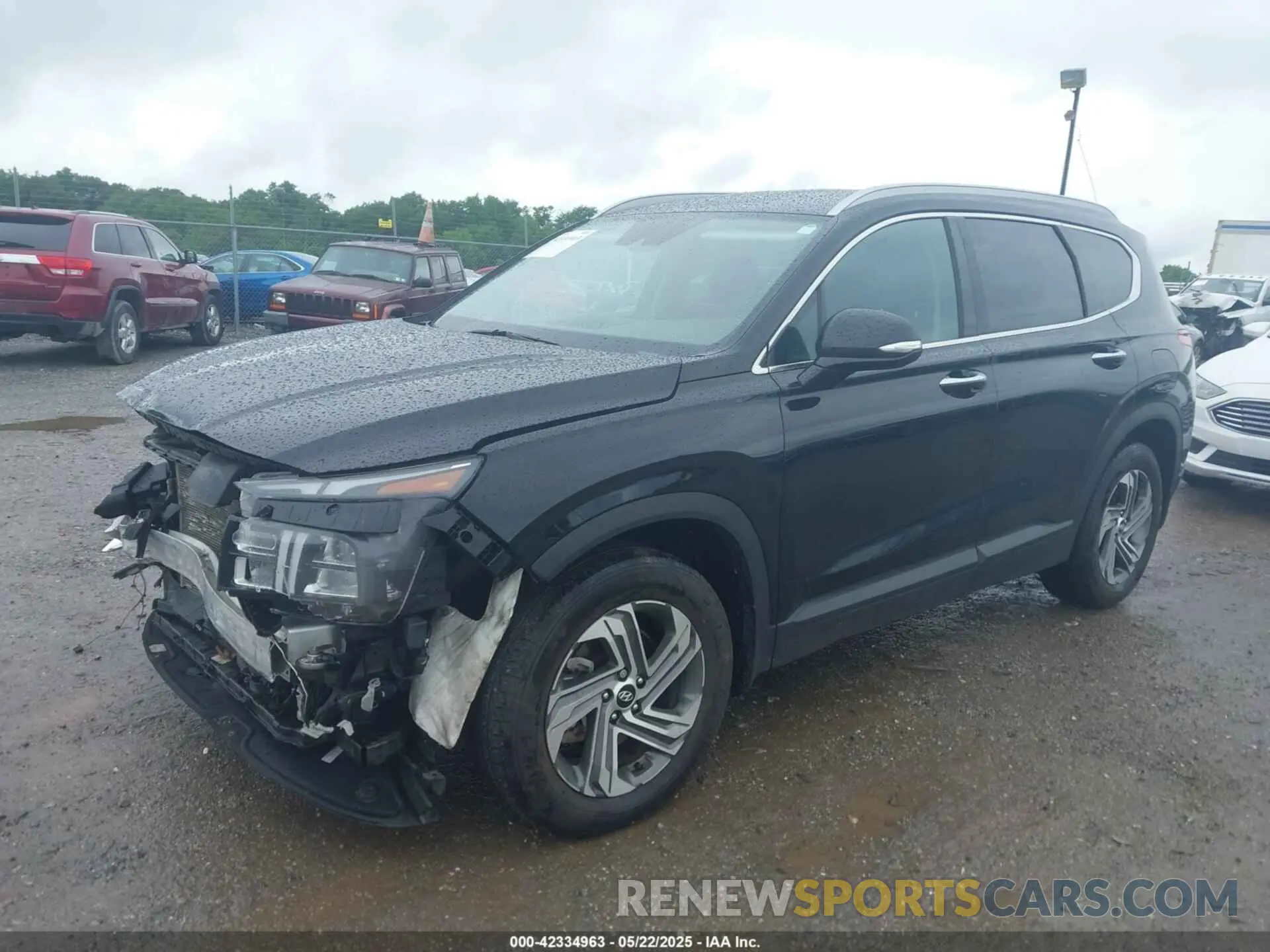 2 fotografías del automóvil dañado 5NMS24AJ3PH621499 HYUNDAI SANTA FE 2023