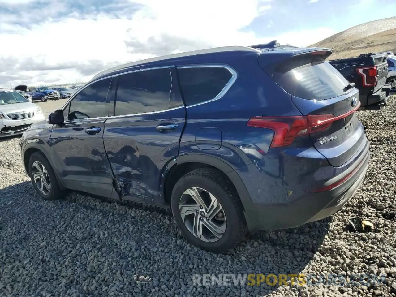 2 fotografías del automóvil dañado 5NMS24AJ4PH543699 HYUNDAI SANTA FE 2023