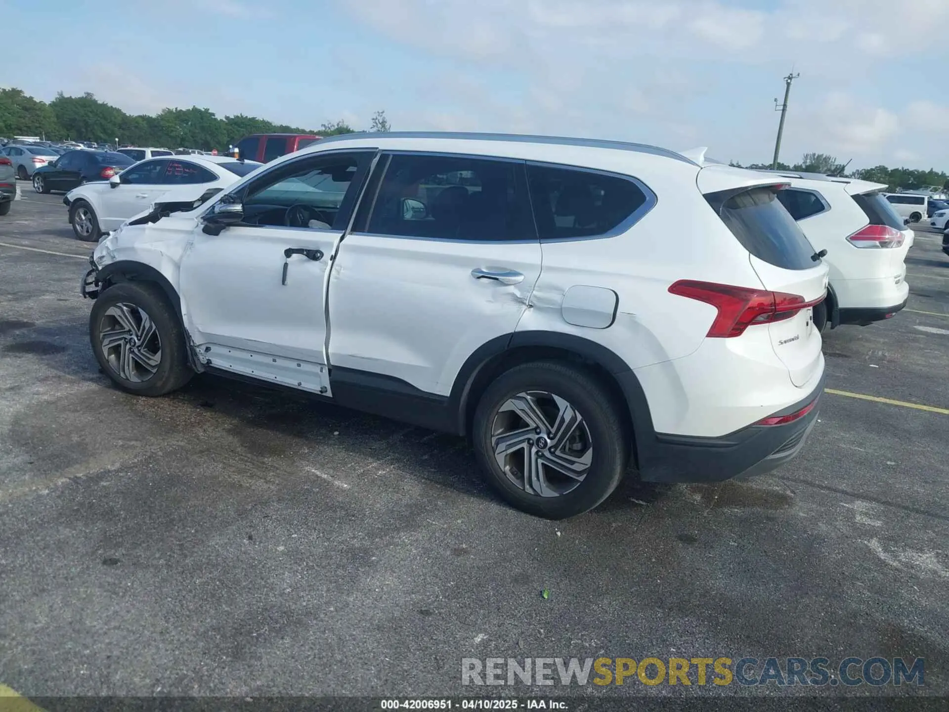 3 fotografías del automóvil dañado 5NMS24AJ5PH489328 HYUNDAI SANTA FE 2023