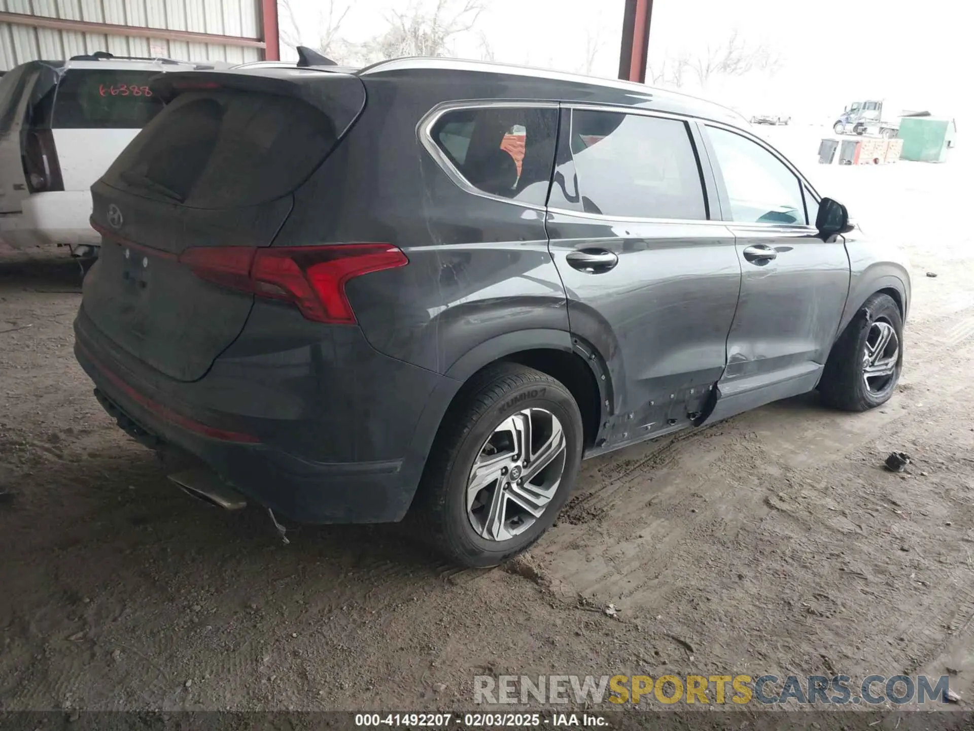 4 fotografías del automóvil dañado 5NMS24AJ7PH564076 HYUNDAI SANTA FE 2023