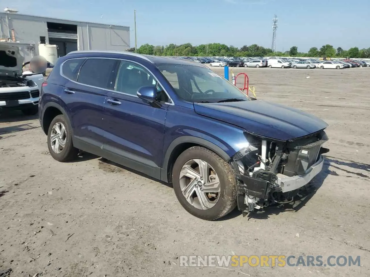 4 fotografías del automóvil dañado 5NMS24AJ8PH522256 HYUNDAI SANTA FE 2023