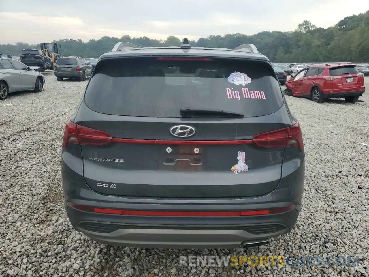 6 fotografías del automóvil dañado 5NMS24AJ9PH652482 HYUNDAI SANTA FE 2023