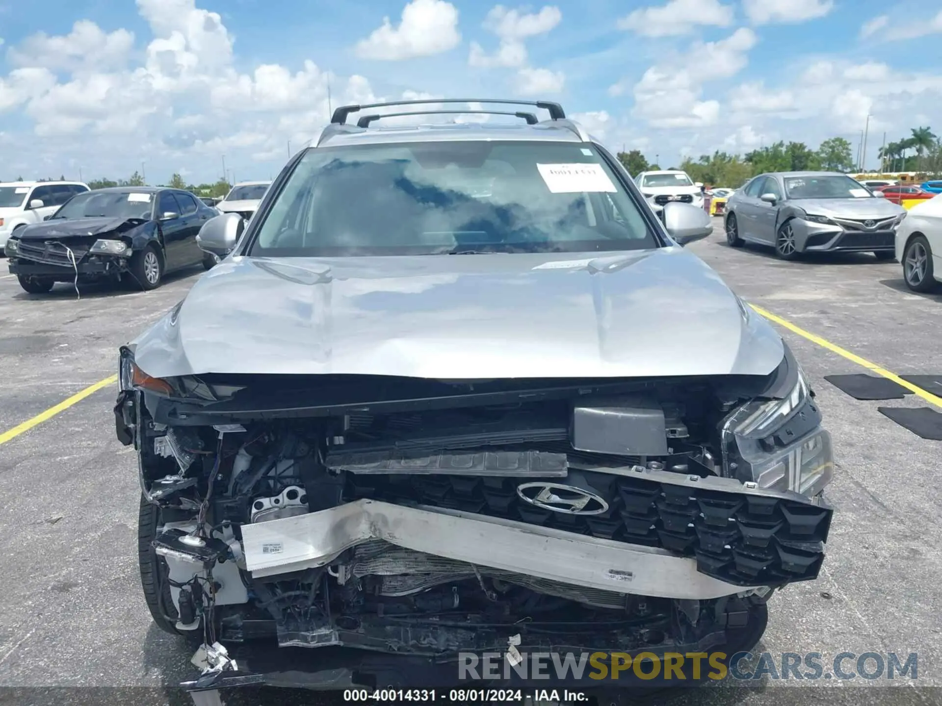 13 fotografías del automóvil dañado 5NMS24AJXPH572317 HYUNDAI SANTA FE 2023