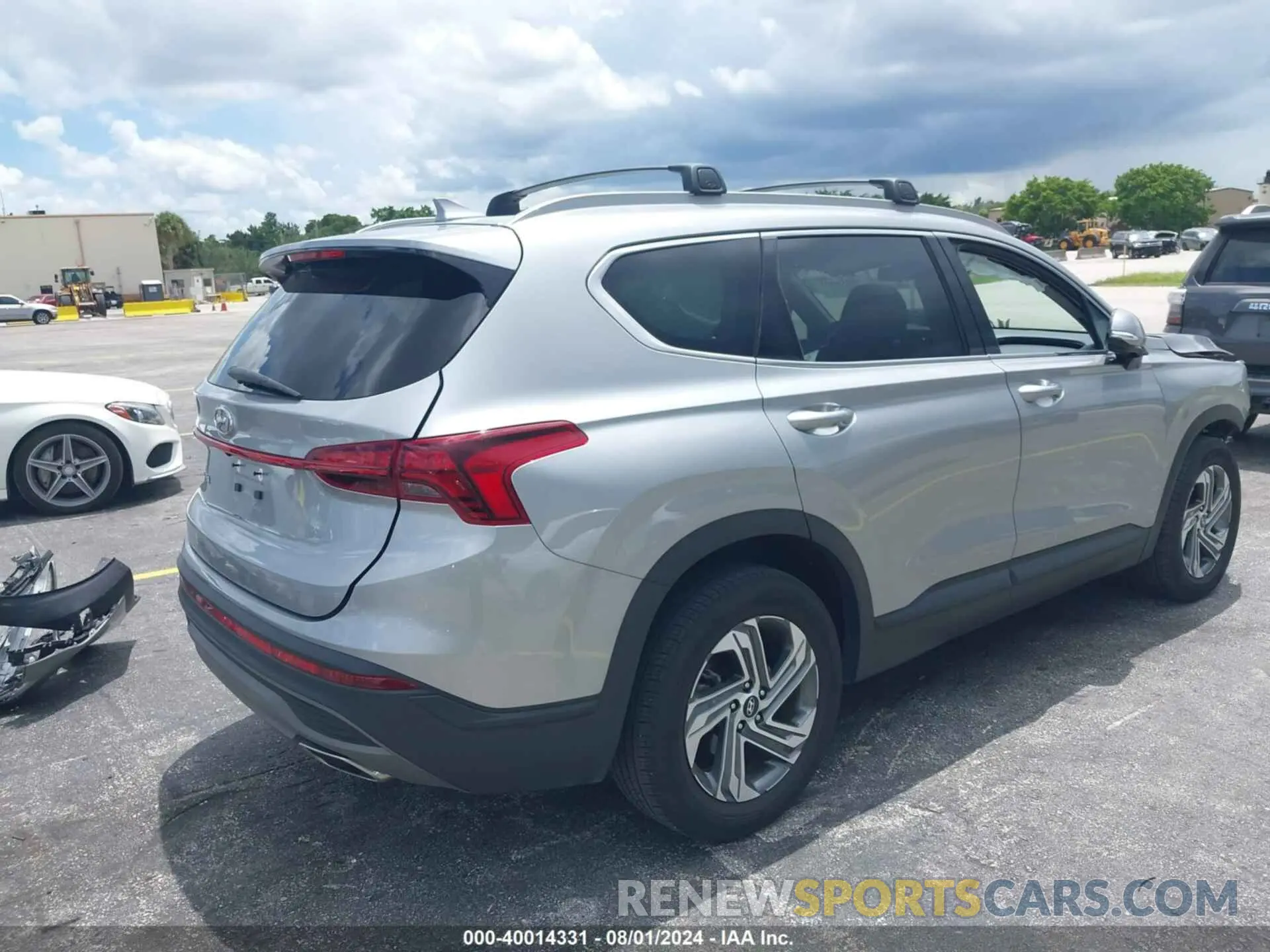 4 fotografías del automóvil dañado 5NMS24AJXPH572317 HYUNDAI SANTA FE 2023