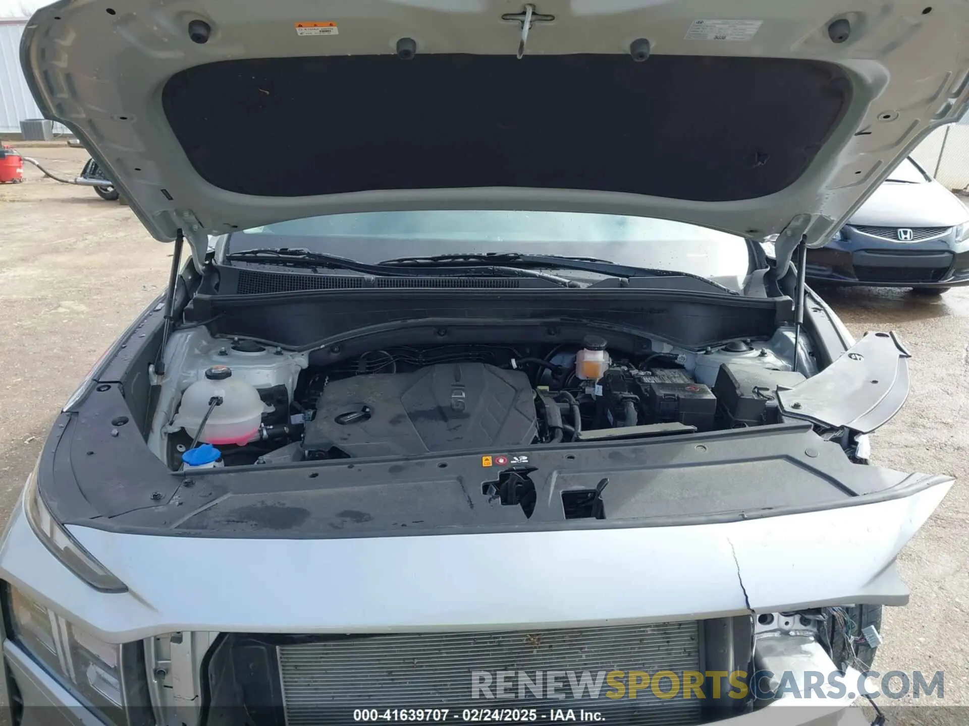 10 fotografías del automóvil dañado 5NMS24AJXPH583804 HYUNDAI SANTA FE 2023