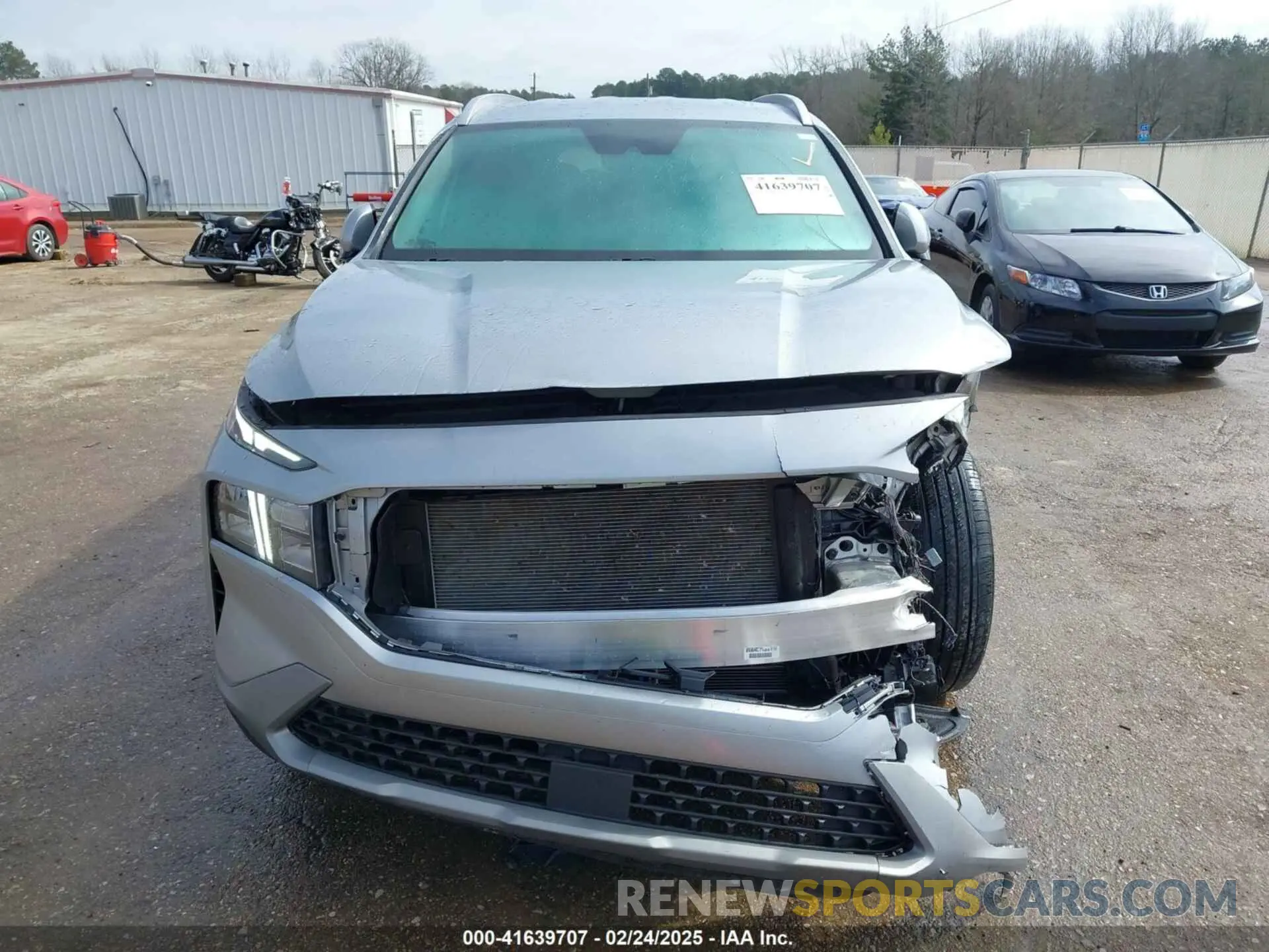 13 fotografías del automóvil dañado 5NMS24AJXPH583804 HYUNDAI SANTA FE 2023
