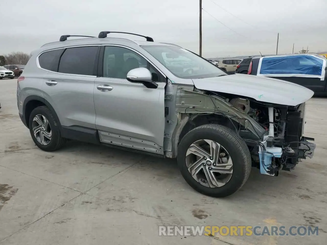 4 fotografías del automóvil dañado 5NMS24AJXPH619278 HYUNDAI SANTA FE 2023