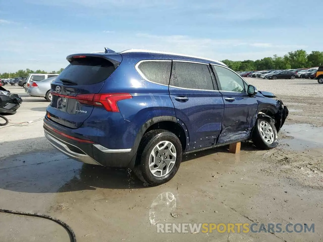 3 fotografías del automóvil dañado 5NMS2DA10PH006571 HYUNDAI SANTA FE 2023