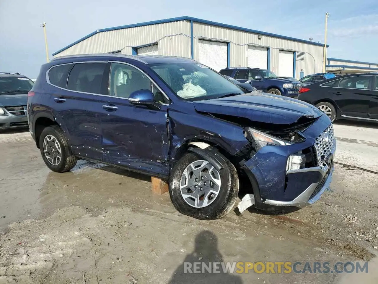 4 fotografías del automóvil dañado 5NMS2DA10PH006571 HYUNDAI SANTA FE 2023