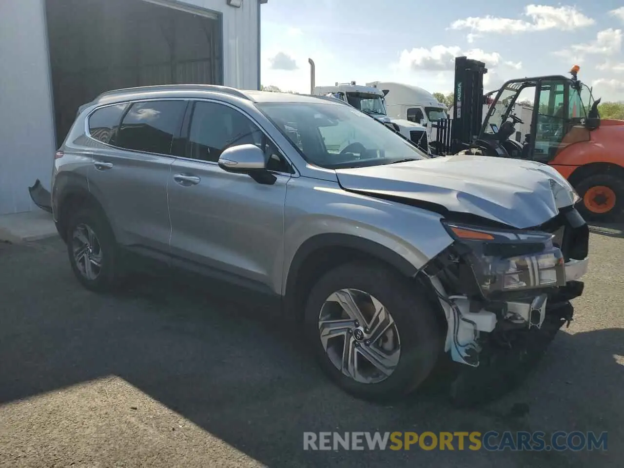 4 fotografías del automóvil dañado 5NMS2DAJ0PH629155 HYUNDAI SANTA FE 2023