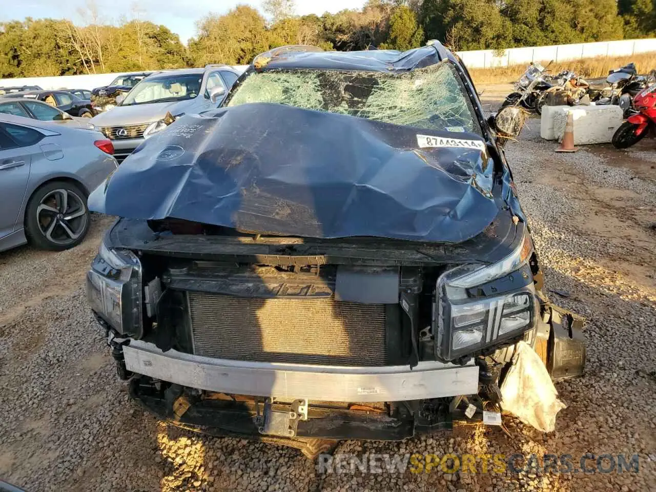 5 fotografías del automóvil dañado 5NMS2DAJ1PH541246 HYUNDAI SANTA FE 2023