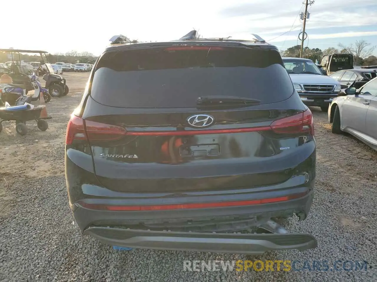 6 fotografías del automóvil dañado 5NMS2DAJ1PH541246 HYUNDAI SANTA FE 2023
