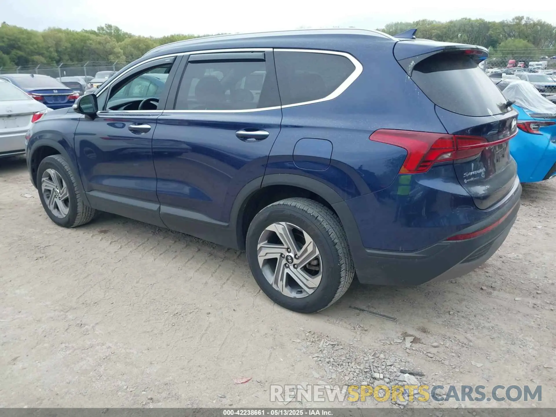 3 fotografías del automóvil dañado 5NMS2DAJ1PH541800 HYUNDAI SANTA FE 2023