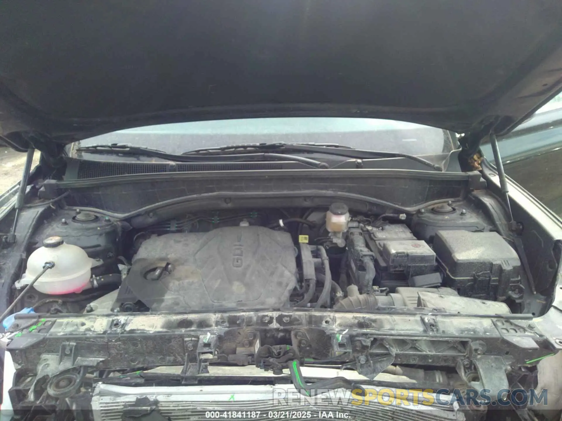 10 fotografías del automóvil dañado 5NMS2DAJ2PH525203 HYUNDAI SANTA FE 2023