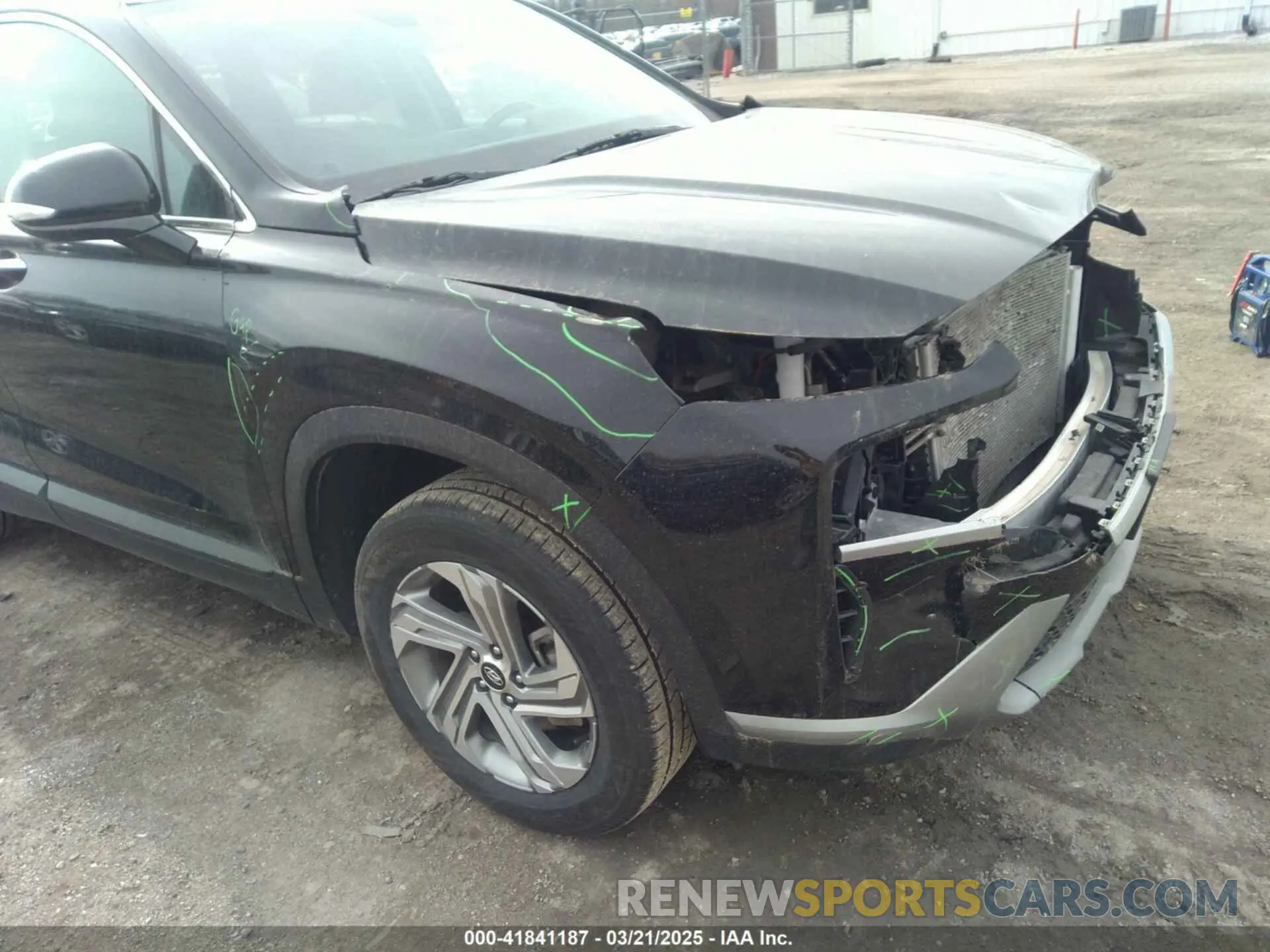 6 fotografías del automóvil dañado 5NMS2DAJ2PH525203 HYUNDAI SANTA FE 2023