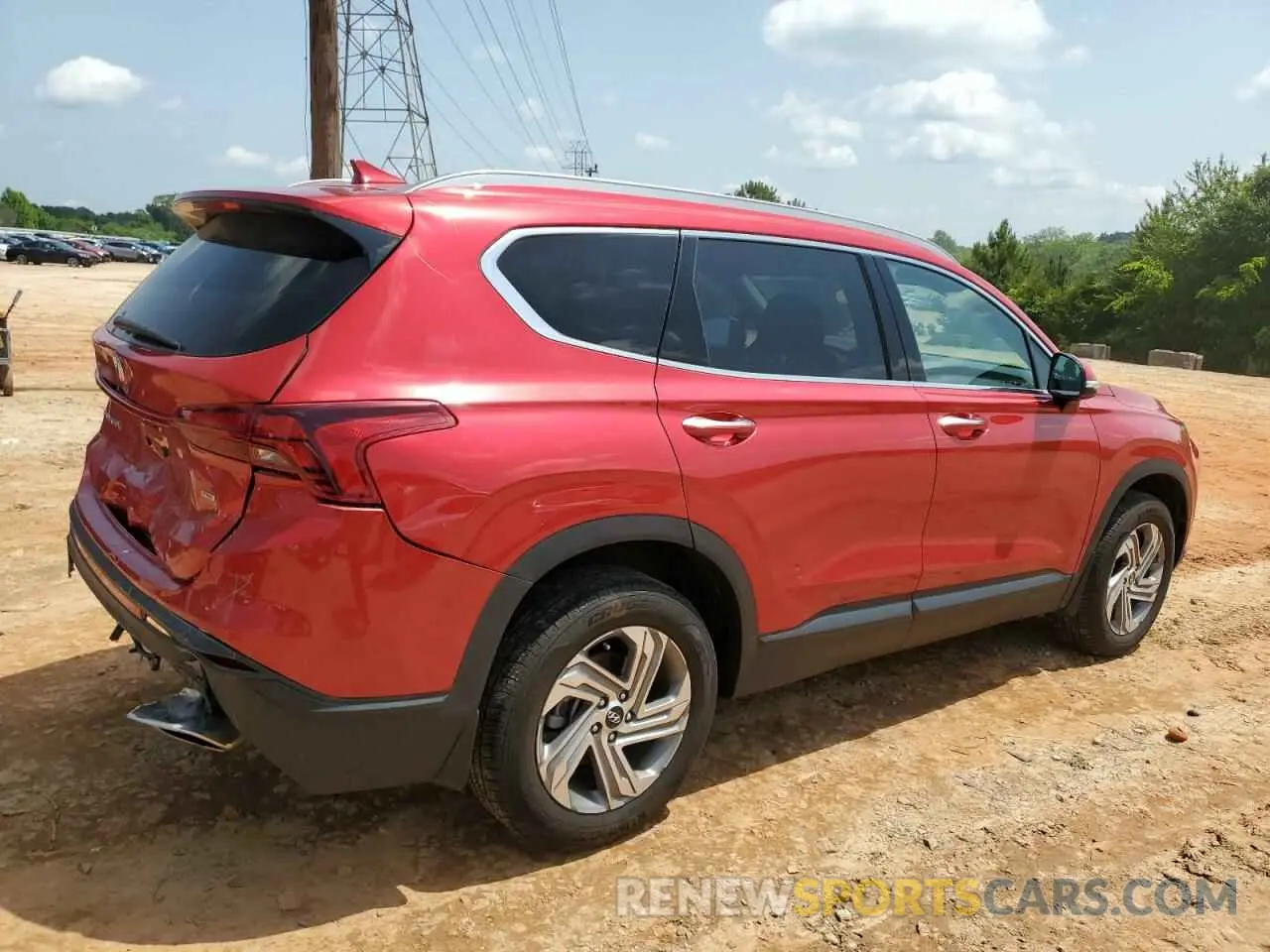 3 fotografías del automóvil dañado 5NMS2DAJ2PH557360 HYUNDAI SANTA FE 2023