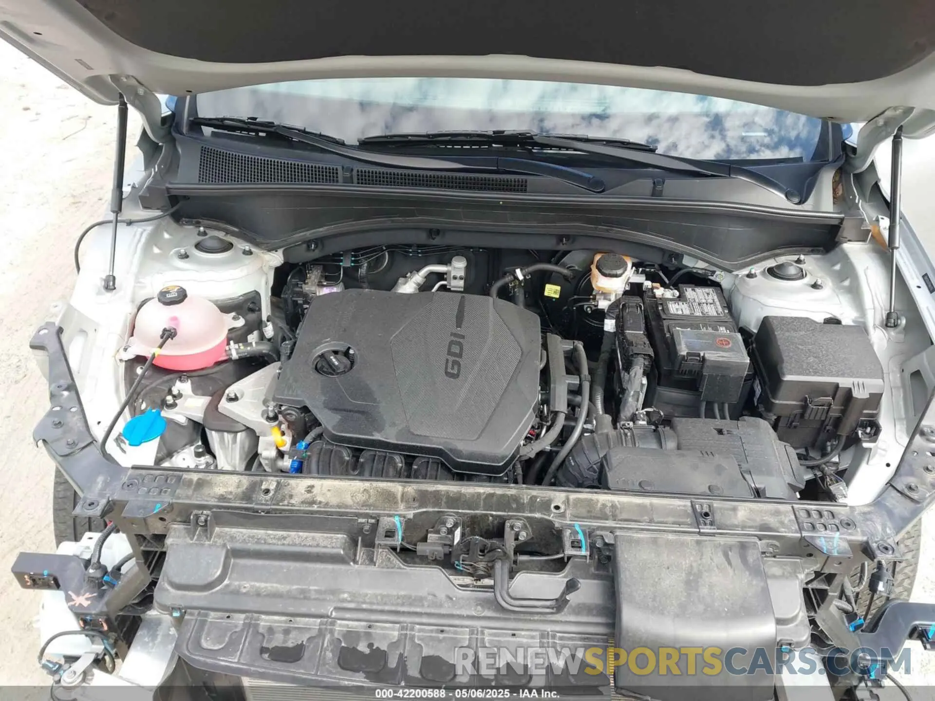 10 fotografías del automóvil dañado 5NMS2DAJ2PH643753 HYUNDAI SANTA FE 2023