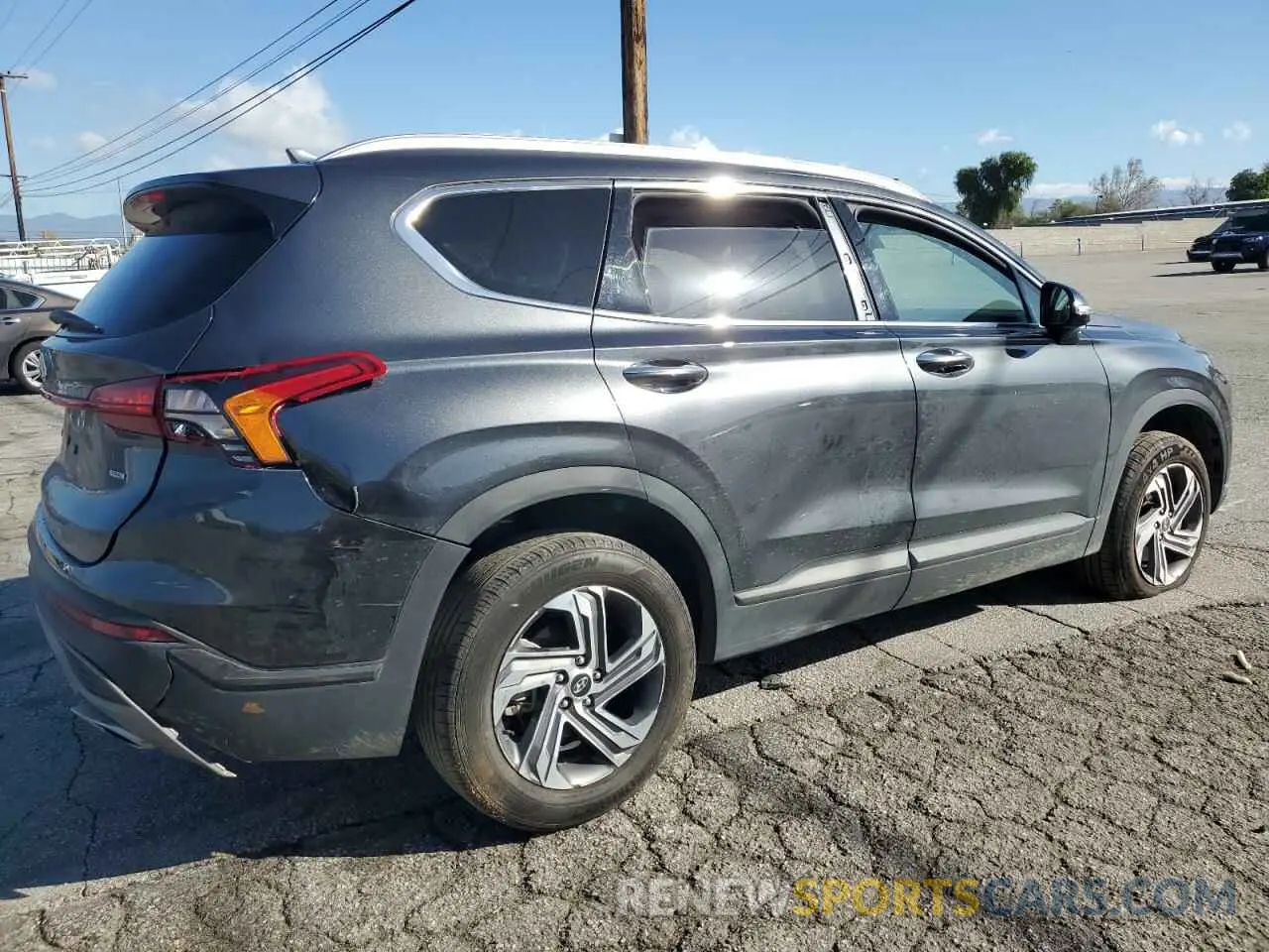 3 fotografías del automóvil dañado 5NMS2DAJ3PH639498 HYUNDAI SANTA FE 2023