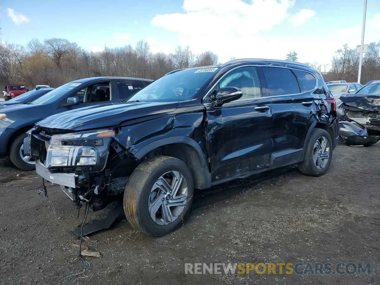 1 fotografías del automóvil dañado 5NMS2DAJ4PH495430 HYUNDAI SANTA FE 2023
