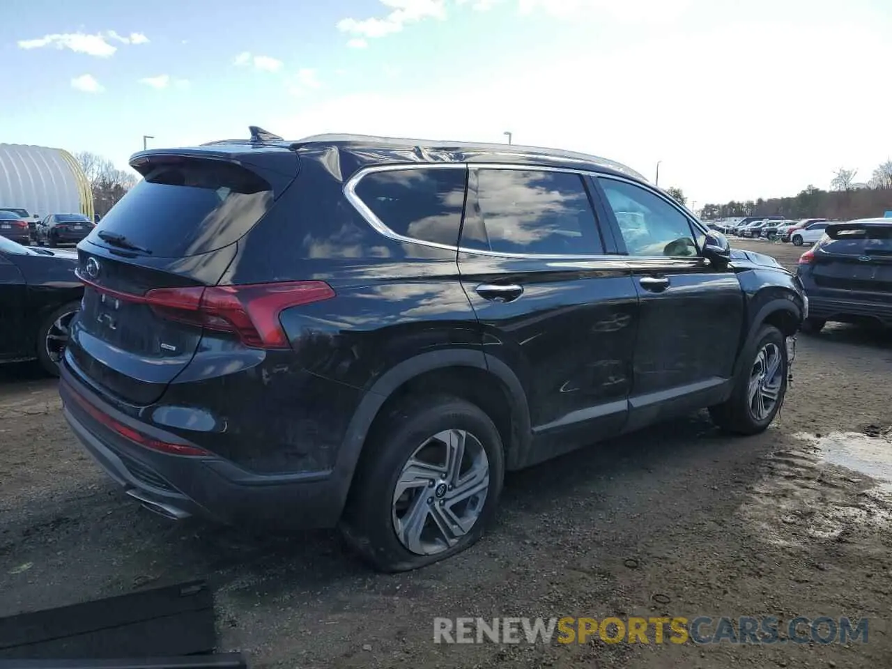 3 fotografías del automóvil dañado 5NMS2DAJ4PH495430 HYUNDAI SANTA FE 2023