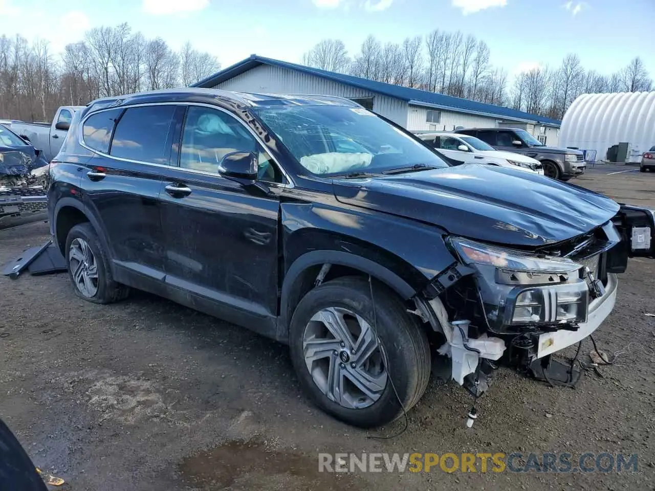 4 fotografías del automóvil dañado 5NMS2DAJ4PH495430 HYUNDAI SANTA FE 2023