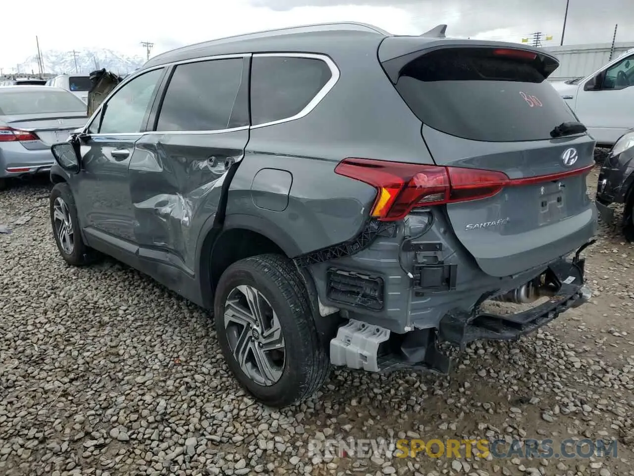 2 fotografías del automóvil dañado 5NMS2DAJ4PH507494 HYUNDAI SANTA FE 2023