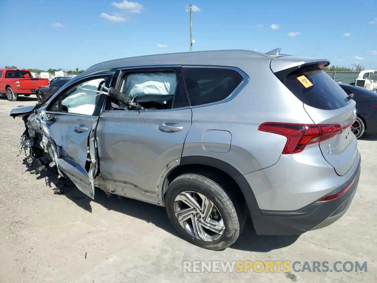 2 fotografías del automóvil dañado 5NMS2DAJ5PH530038 HYUNDAI SANTA FE 2023