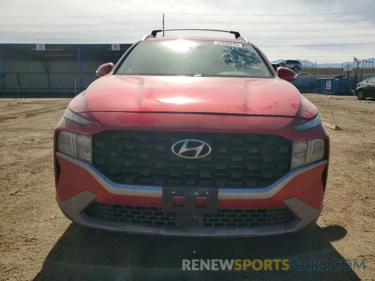 5 fotografías del automóvil dañado 5NMS2DAJ5PH540889 HYUNDAI SANTA FE 2023